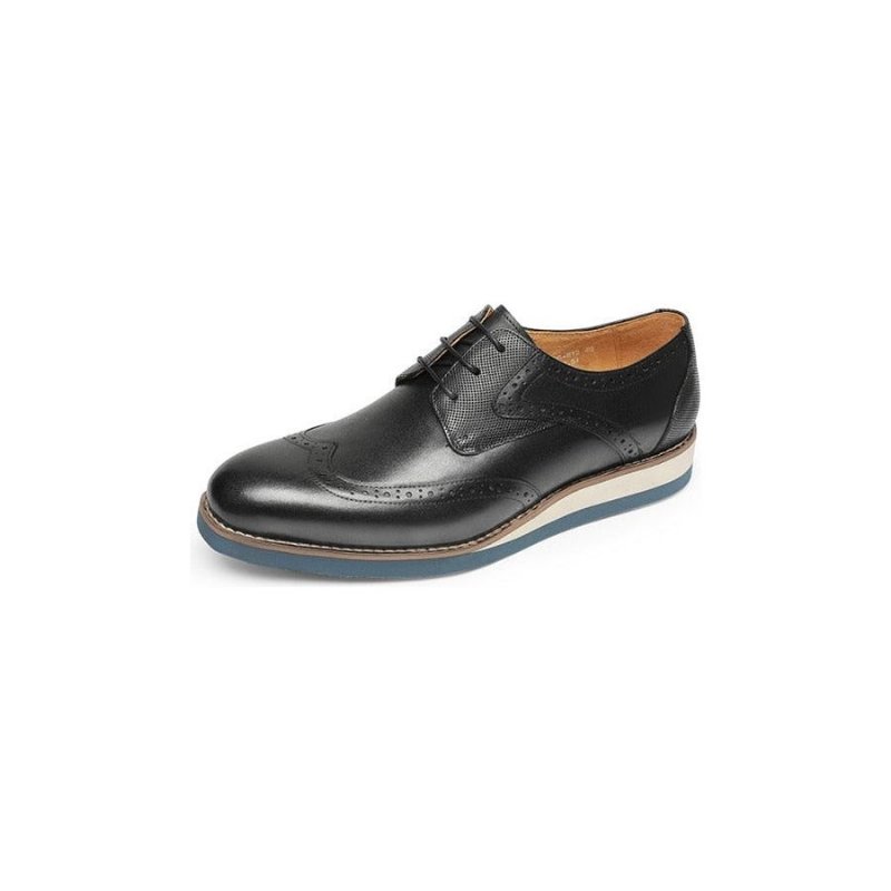 Pánska Formálna Obuv Exotic Textured Wingtip Príležitostná Oxford