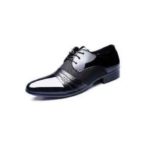 Pánska Spoločenská Obuv Exotic Pointed Toe Oxford