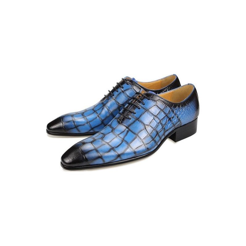 Pánska Spoločenská Obuv Luxusné Spoločenské Topánky Croctex Pointed Toe Oxford