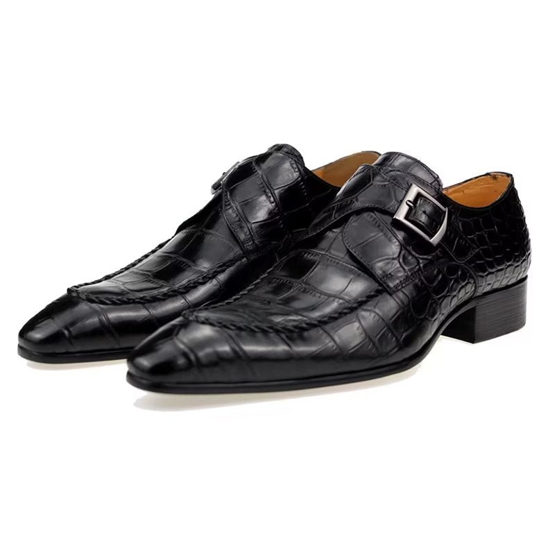 Pánska Spoločenská Obuv Originálna Koža Luxusné Elegantné Svadobné Oxford Topánky Brogue - Čierna