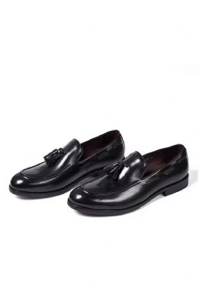 Pánska Spoločenská Obuv Sofistikované Allure Leather Slip-on