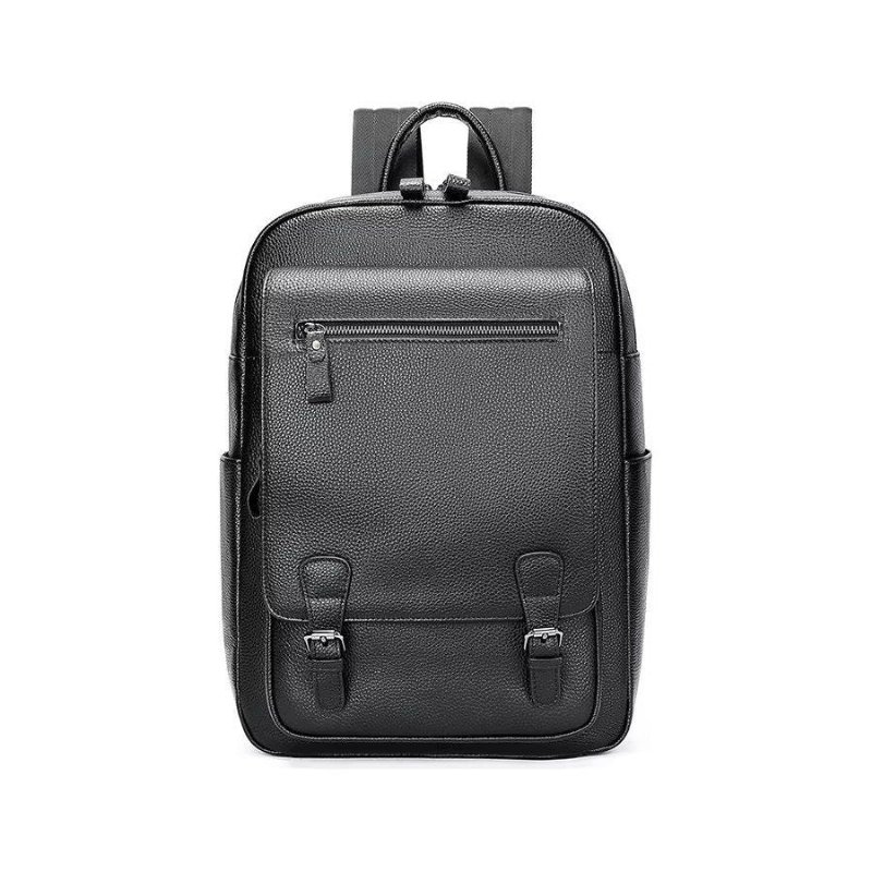 Pánske Batohy Business Travel Tech Backpack Z Hovädzej Kože