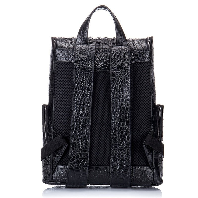 Pánske Batohy Exotic Zipper Softback Flap Backpack - Čierna