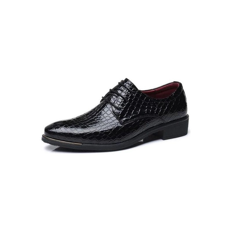 Pánske Formálne Topánky Gatorluxe Lace Up Full Grain Leather Derby