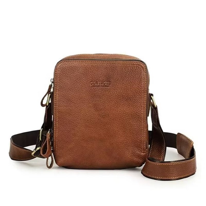 Pánske Kabelky Cez Rameno Elegantná Kabelka Crazy Horse Leather Rugged Crossbody