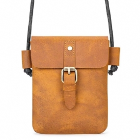 Pánske Kabelky Cez Rameno Luxusná Crossbody Kabelka Crazy Horse