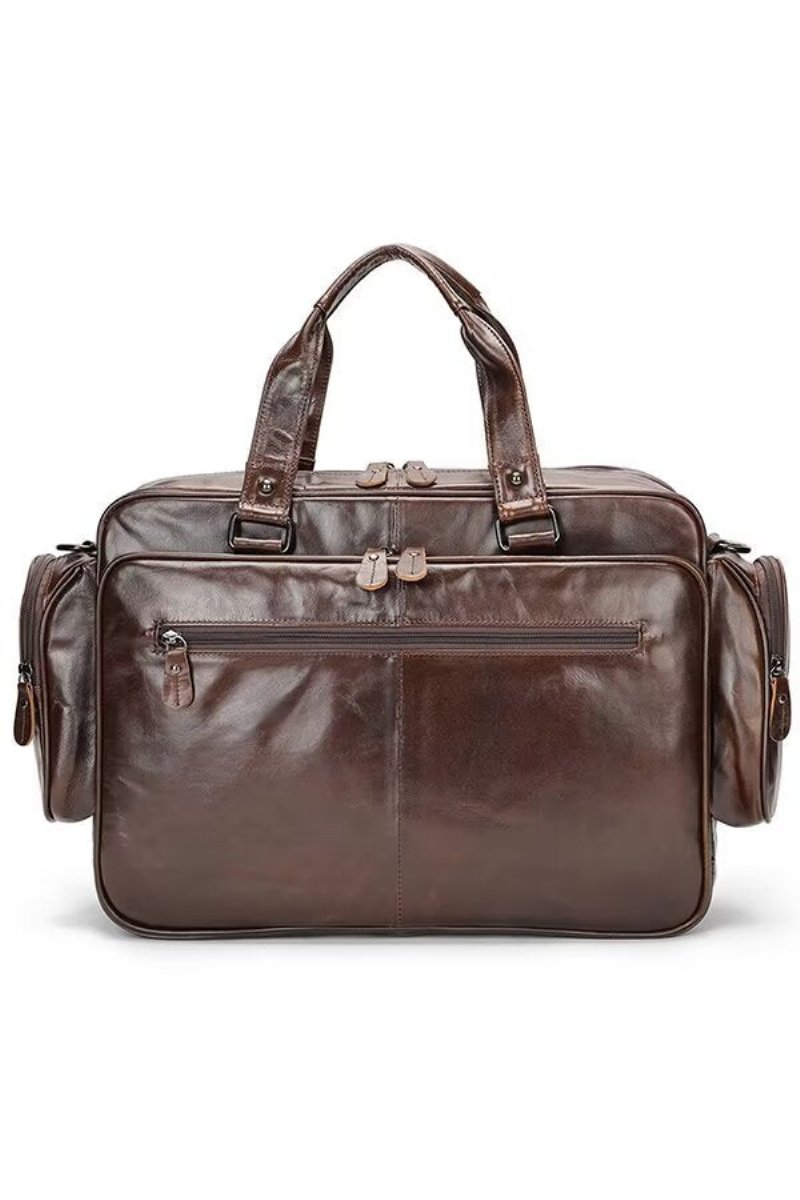 Pánske Kabelky Cez Rameno Metropolitan Maverick Leather Bag - Káva