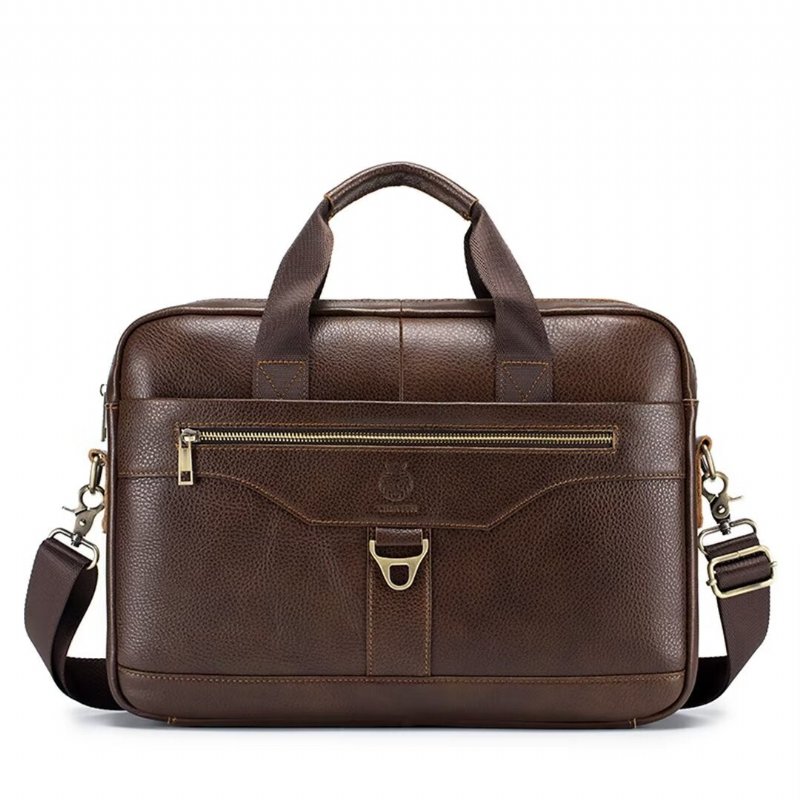 Pánske Kabelky Cez Rameno Metropolitan Prestige Leather Bag - Hnedá