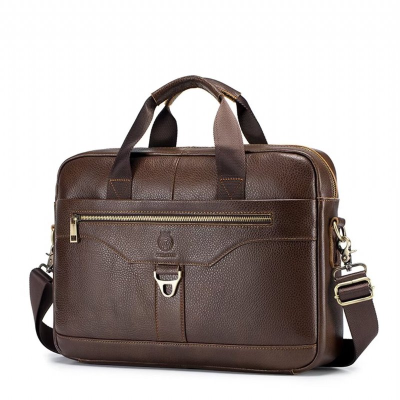 Pánske Kabelky Cez Rameno Metropolitan Prestige Leather Bag - Hnedá