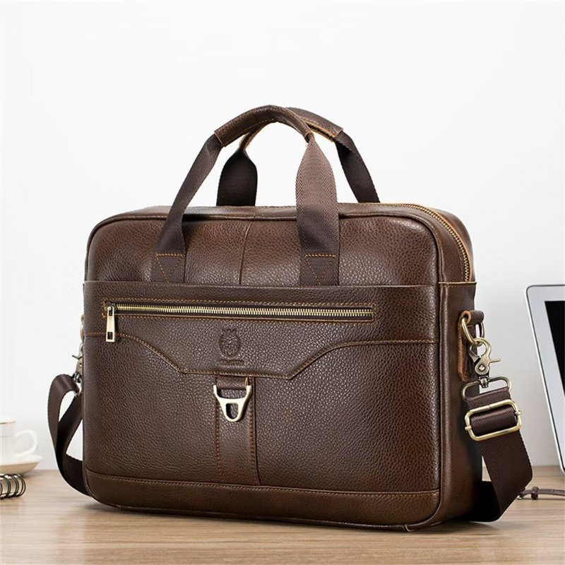 Pánske Kabelky Cez Rameno Metropolitan Prestige Leather Bag - Hnedá