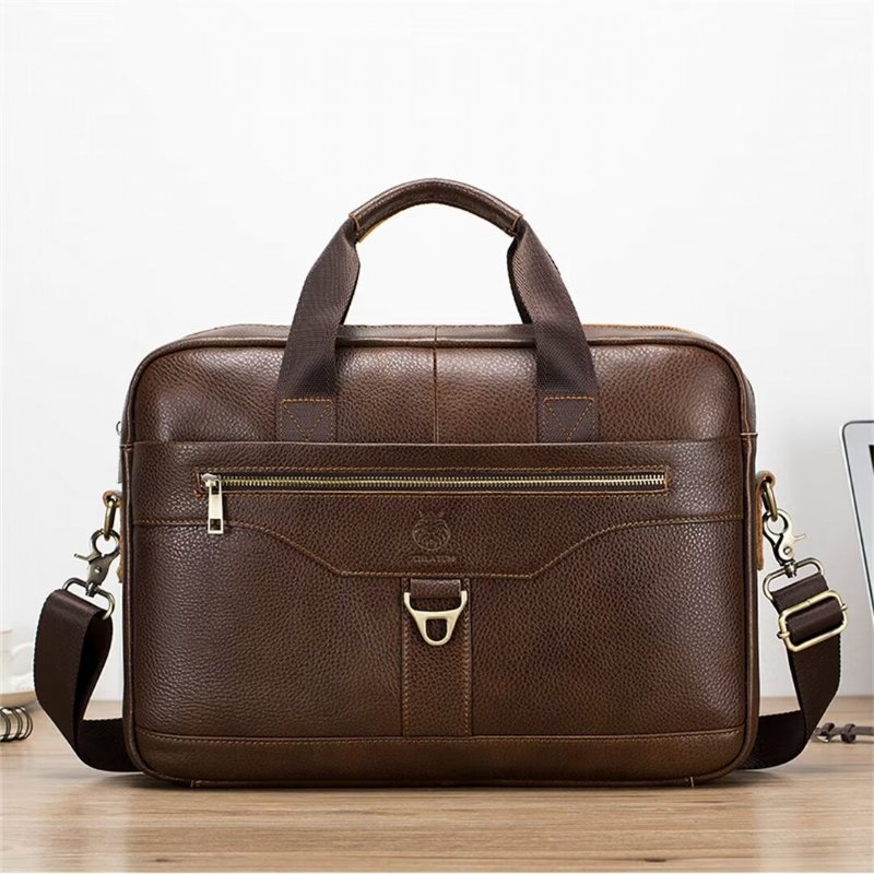 Pánske Kabelky Cez Rameno Metropolitan Prestige Leather Bag - Hnedá