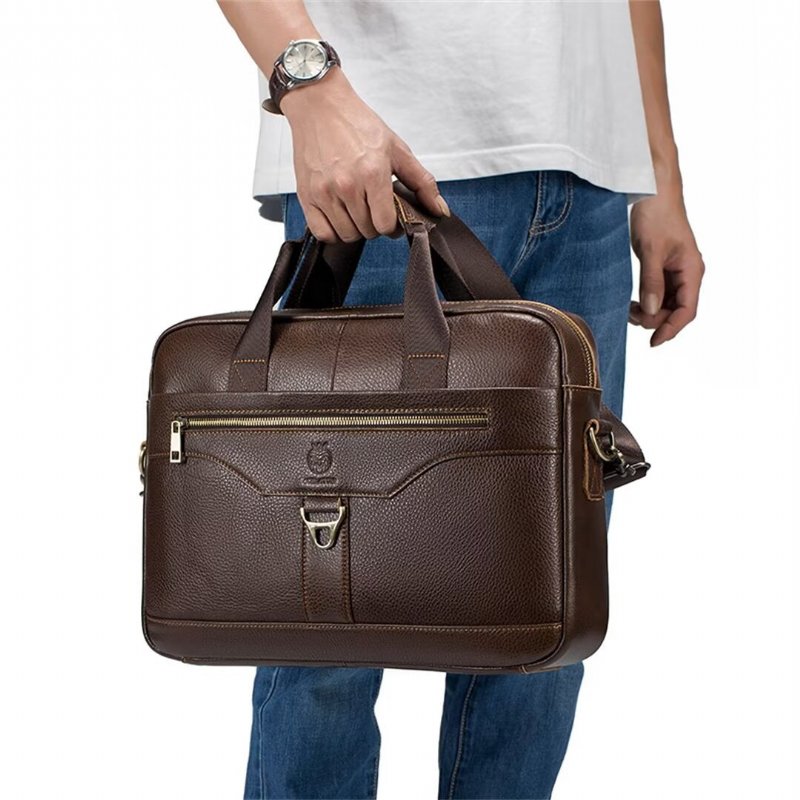 Pánske Kabelky Cez Rameno Metropolitan Prestige Leather Bag - Hnedá