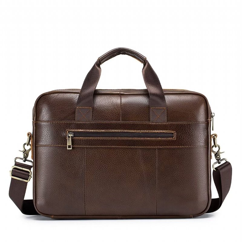 Pánske Kabelky Cez Rameno Metropolitan Prestige Leather Bag - Hnedá