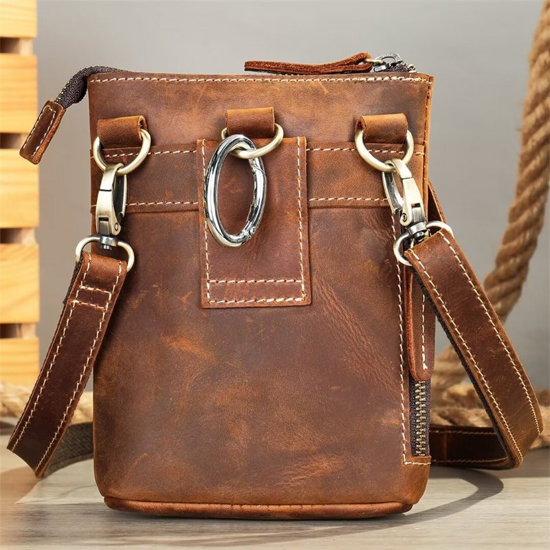 Pánske Kabelky Cez Rameno Modish Maverick Leather Tote - Hnedá