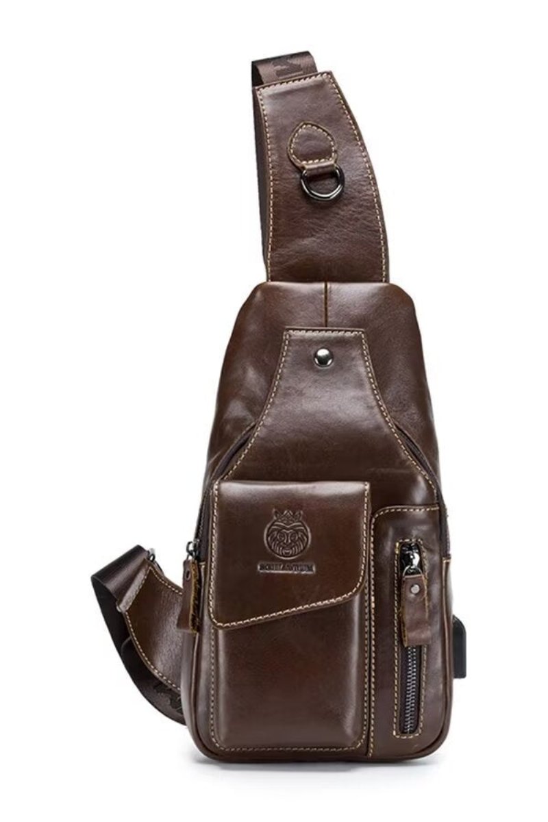 Pánske Kabelky Cez Rameno Urban Navigator Leather Tote - Čierna