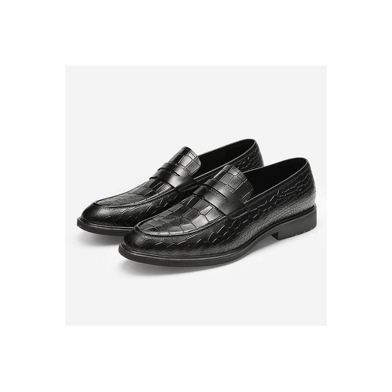 Pánske Mokasíny Exotic Leather Slip-on Brogue