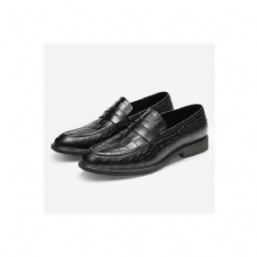 Pánske Mokasíny Exotic Leather Slip-on Brogue