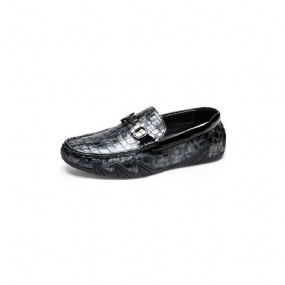 Pánske Mokasíny Exotic Metal Toe Slip On