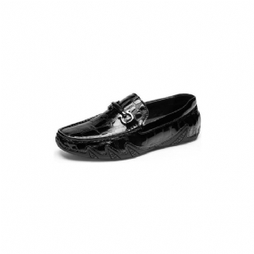 Pánske Mokasíny Exotic Metal Toe Slip On