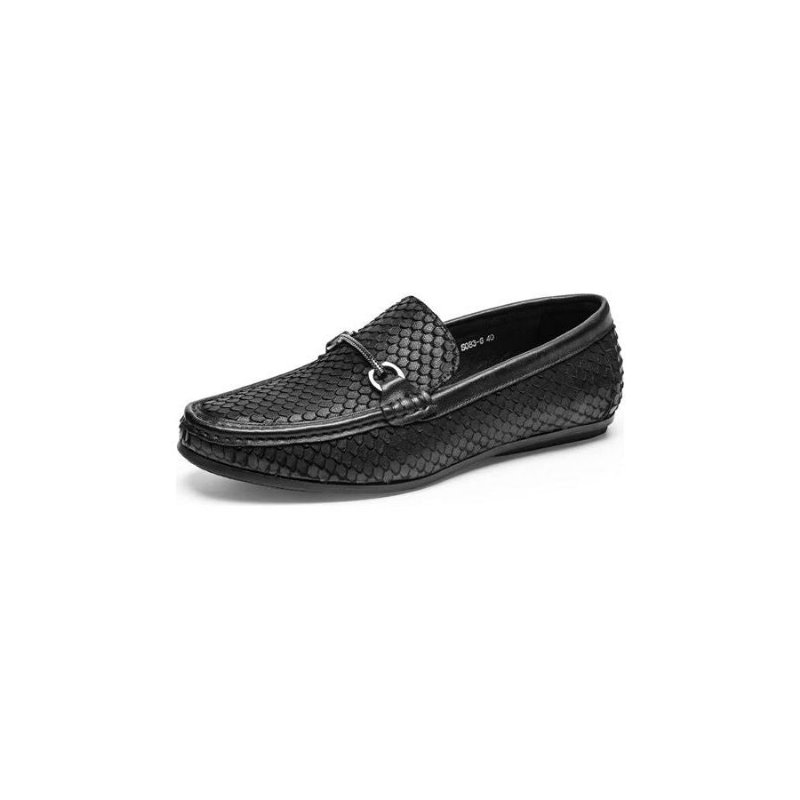 Pánske Mokasíny Exotic Metal Toe Slip On