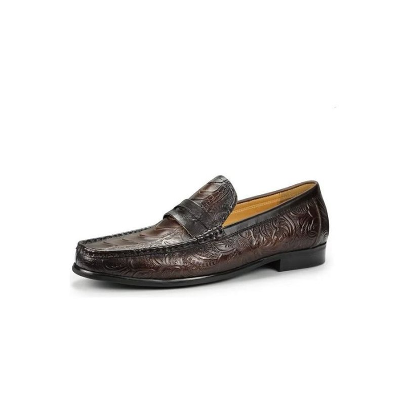 Pánske Mokasíny Exotic Metal Toe Slip On