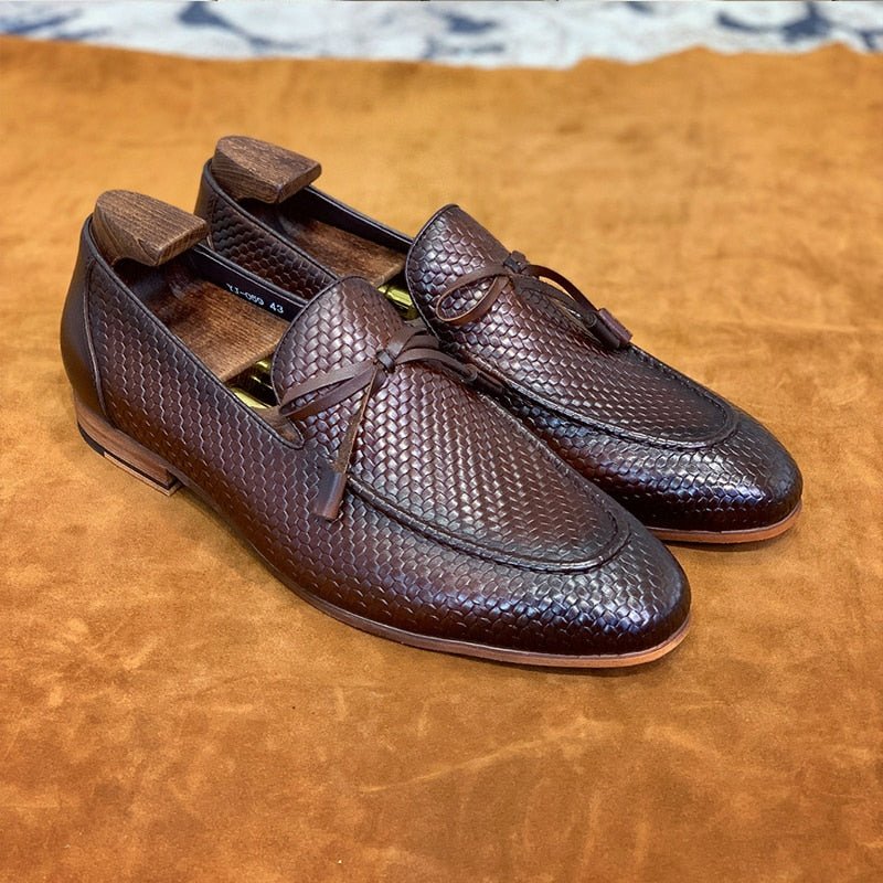 Pánske Mokasíny Luxusné Croctex Slip On - Káva