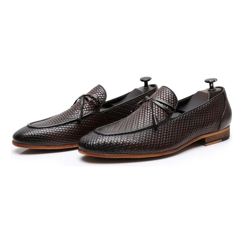 Pánske Mokasíny Luxusné Croctex Slip On - Káva