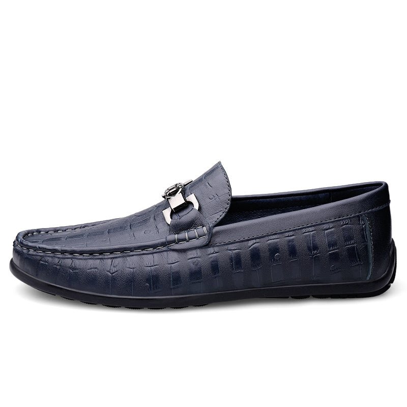 Pánske Mokasíny Modish Croctex Slip-on Driving - Modrá