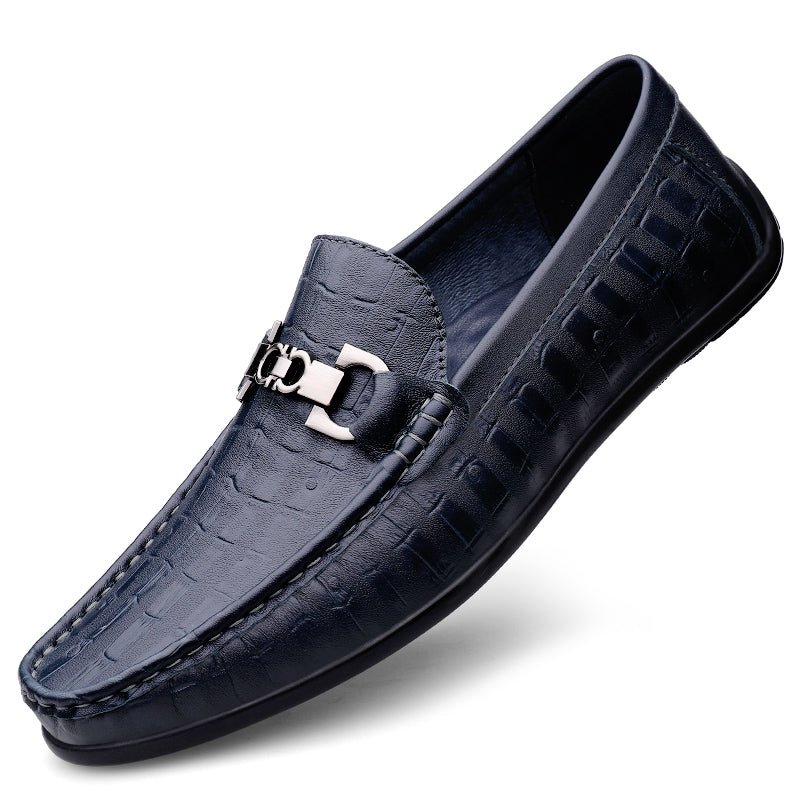 Pánske Mokasíny Modish Croctex Slip-on Driving - Modrá