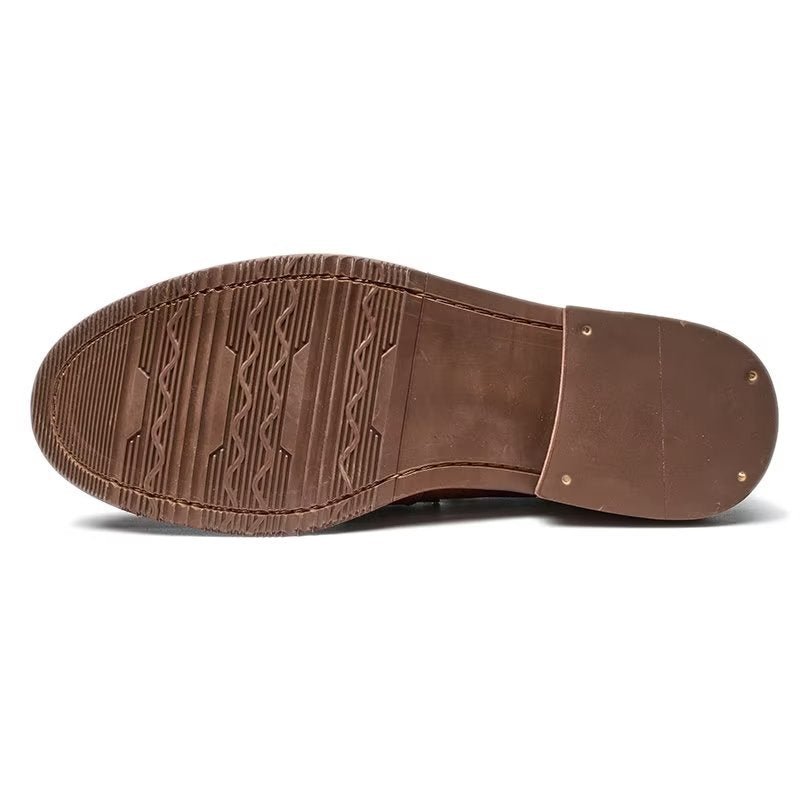 Pánske Mokasíny Modish Slip On Penny - Káva