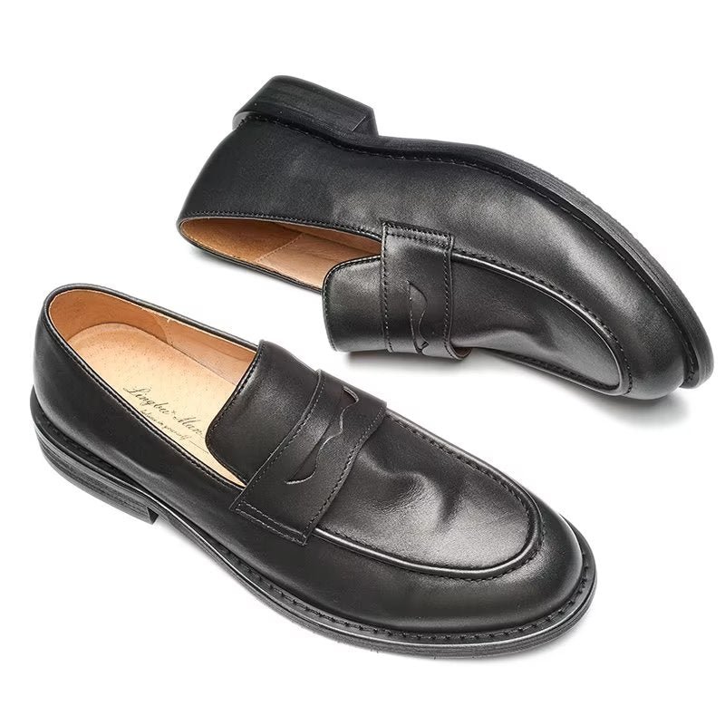 Pánske Mokasíny Modish Slip On Penny - Čierna