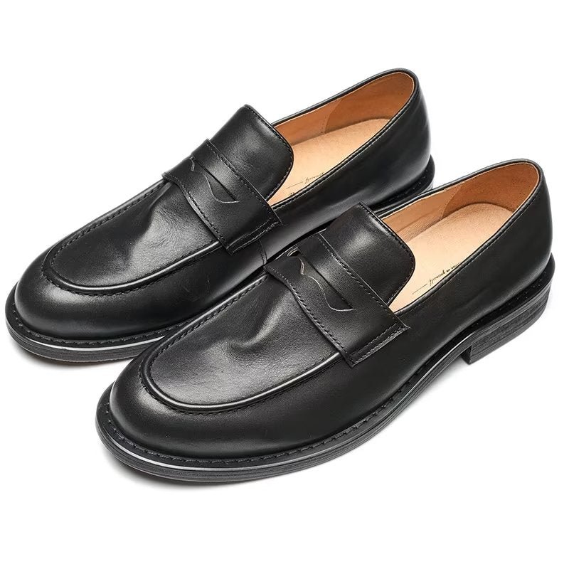 Pánske Mokasíny Modish Slip On Penny - Čierna