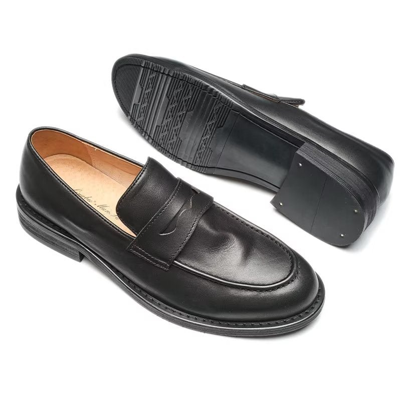 Pánske Mokasíny Modish Slip On Penny - Čierna