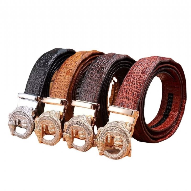 Pánske Opasky Embossed Strap Elegance Belt