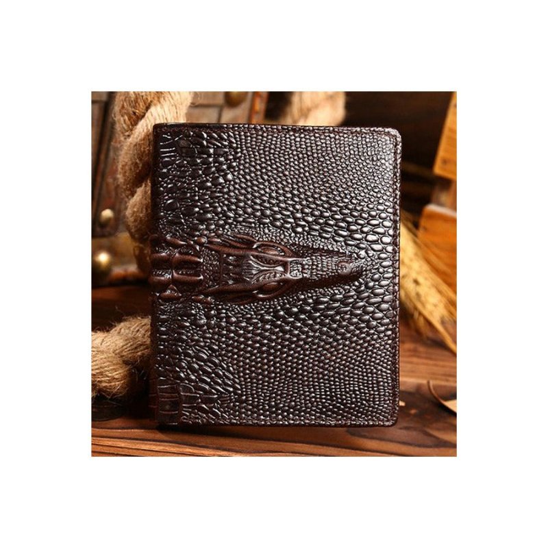 Pánske Peňaženky Luxury Croctex Cowhide Clutch Wallet