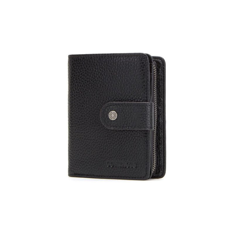 Pánske Peňaženky Rfid Short Zipper Clutch Wallet