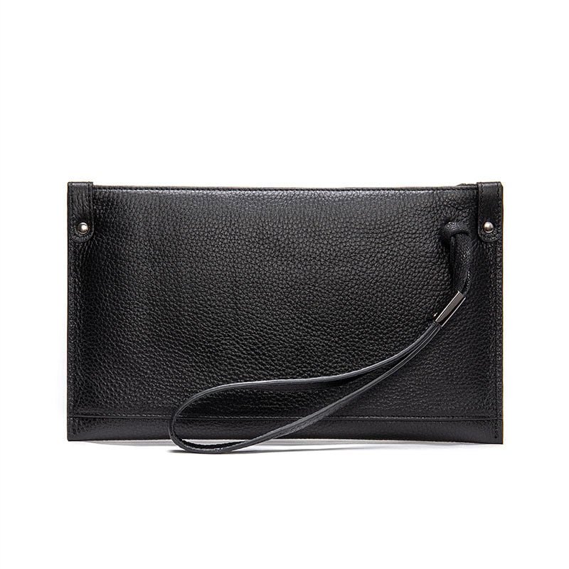 Pánske Peňaženky Ruched Exotic Clutch Wallet - Čierna