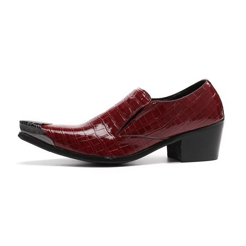 Pánske Spoločenské Topánky Crocslip Elegantné - Červená