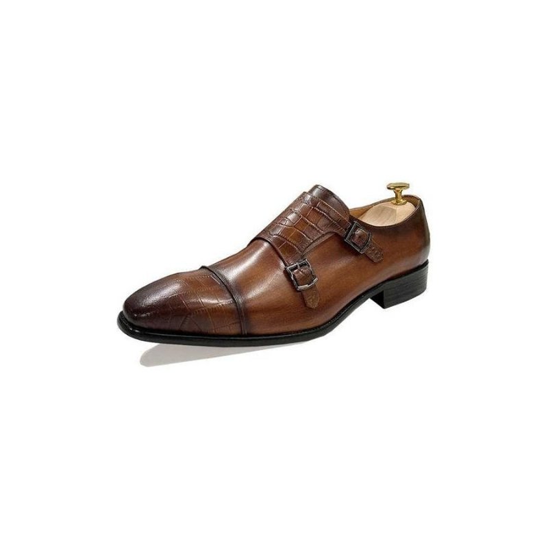 Pánske Spoločenské Topánky Elegantné Crocblend Monk Strap