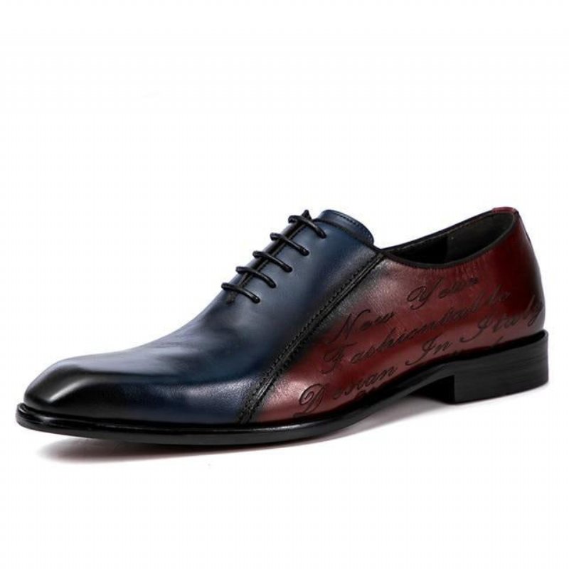 Pánske Spoločenské Topánky Exotic Brogue - Burdová