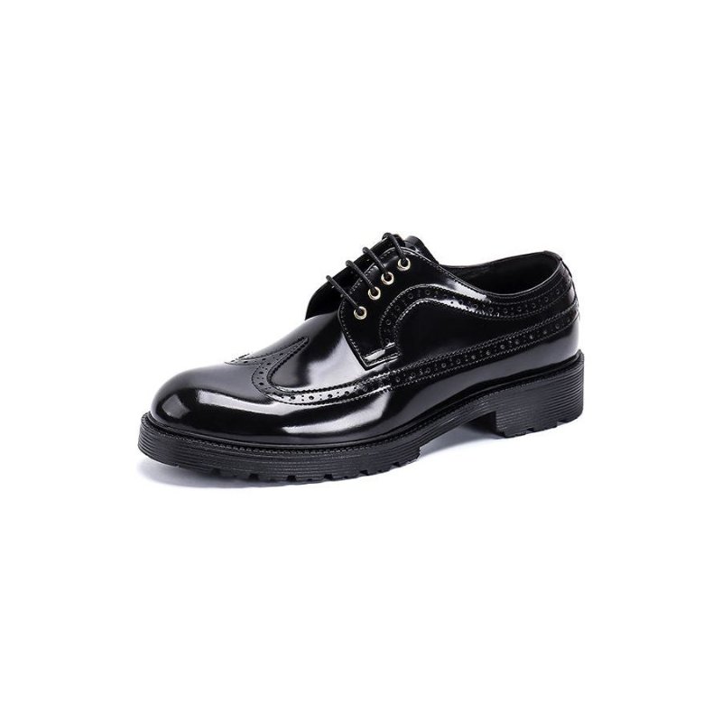 Pánske Spoločenské Topánky Luxusné Oxford Brogue