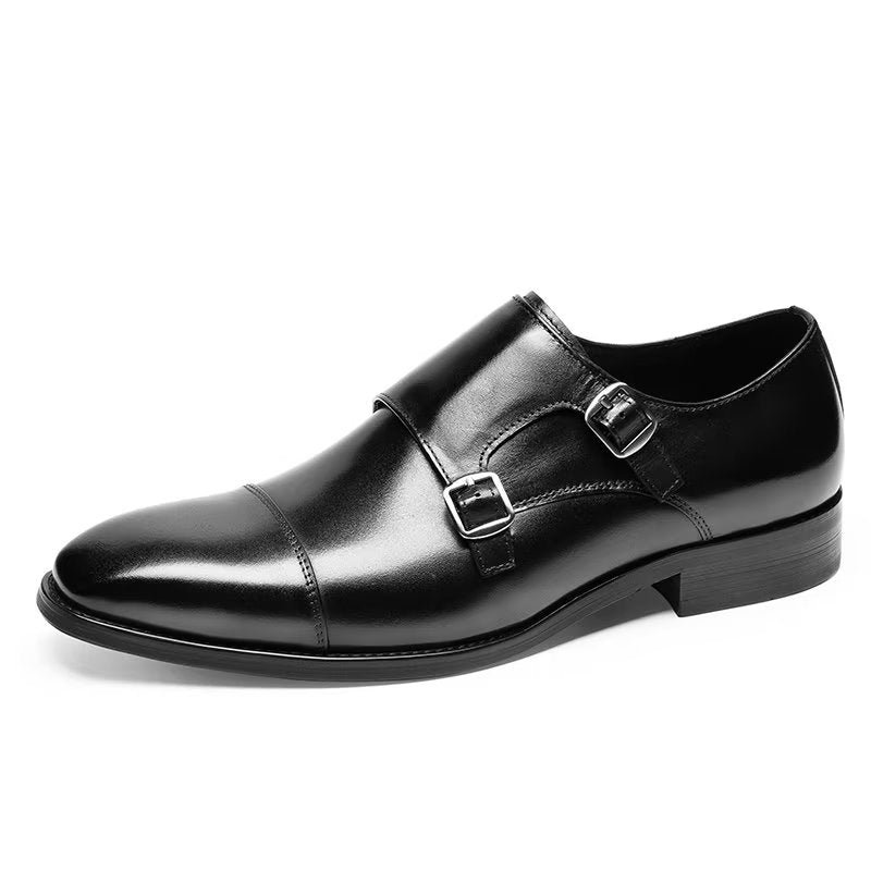 Pánske Spoločenské Topánky Monkstrap - Čierna