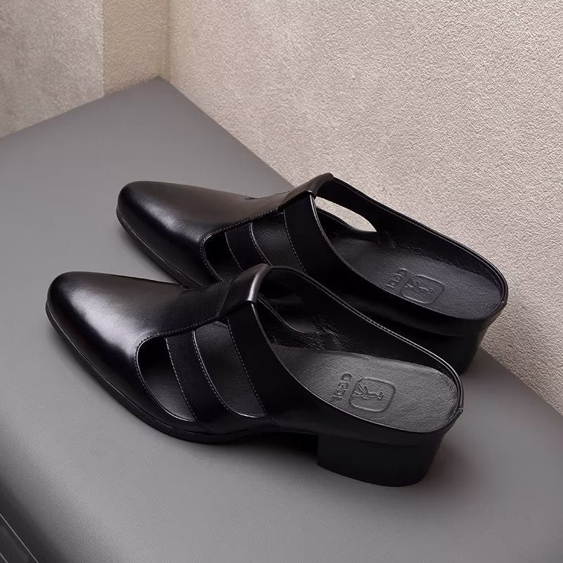 Pánske Spoločenské Topánky Slip On - Čierna