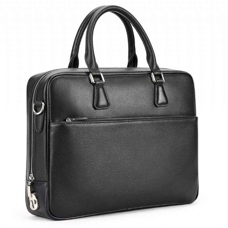 Pánske Tašky Cez Rameno Executive Elite Leather Bag - Čierna