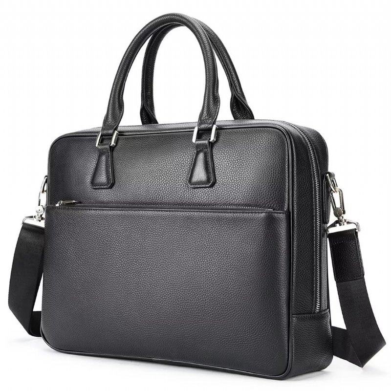 Pánske Tašky Cez Rameno Executive Elite Leather Bag - Čierna