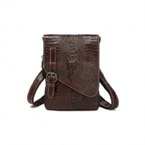 Pánske Tašky Cez Rameno Leather Box Messenger Taška