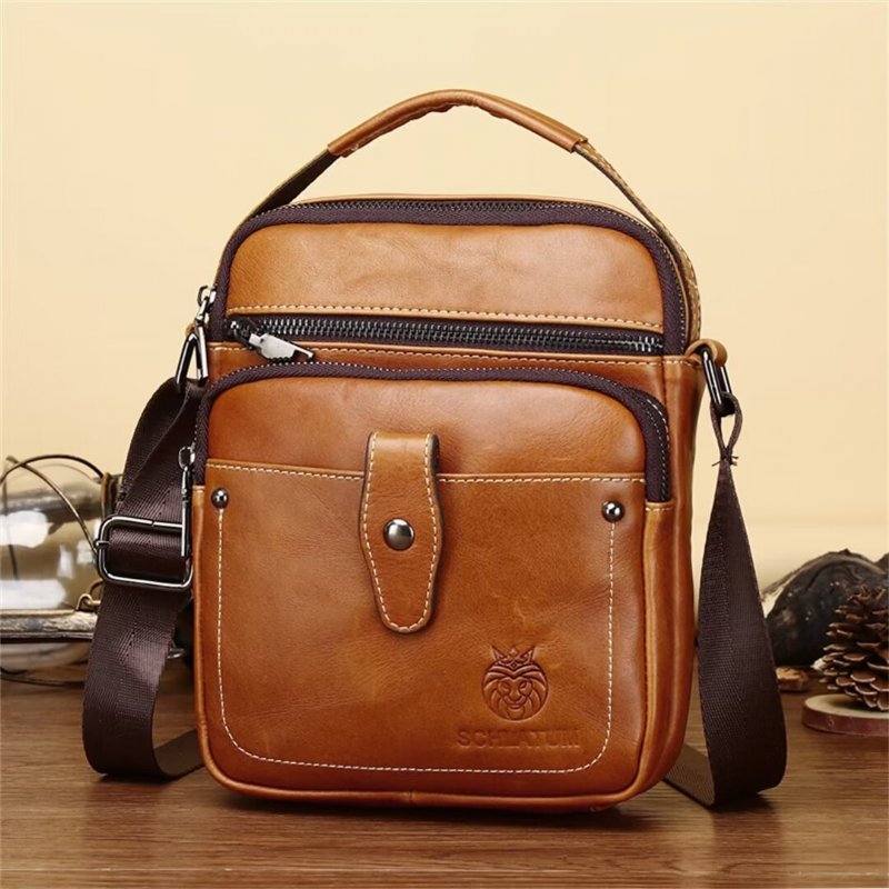 Pánske Tašky Cez Rameno Majestic Journey Leather Holdall - Čierna