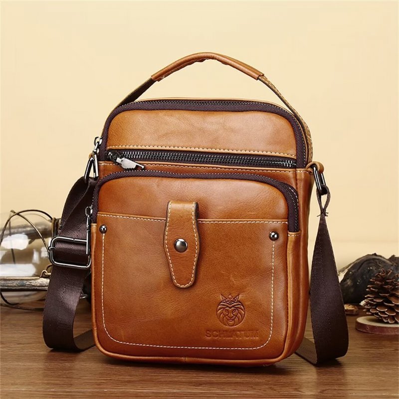 Pánske Tašky Cez Rameno Majestic Journey Leather Holdall - Čierna