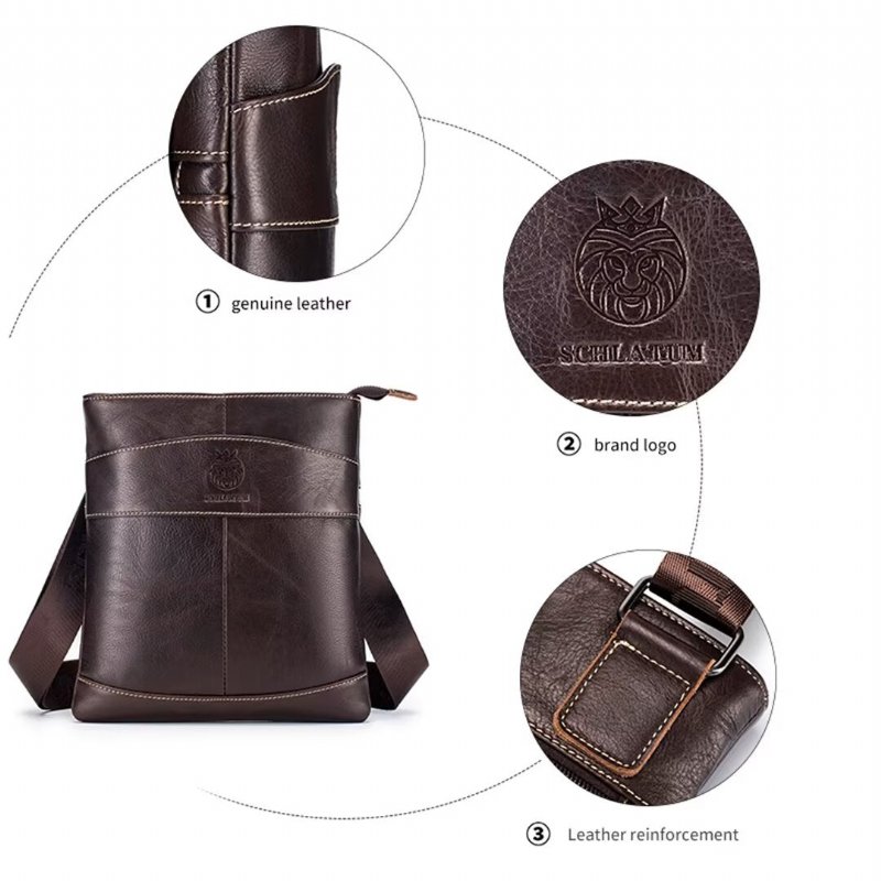 Pánske Tašky Cez Rameno Royal Roadster Leather Bag - Čierna