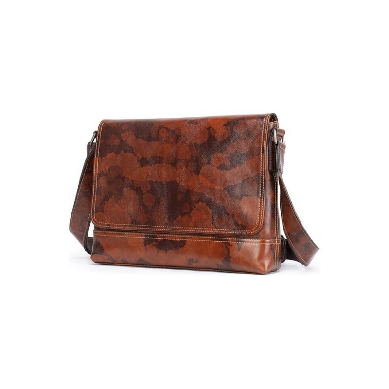 Pánske Tašky Cez Rameno Vintage Zips Crossbody Messenger Taška